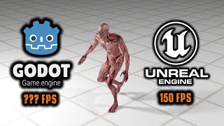 Unreal vs Godot Workflow and Performance [upl. by Xylia]