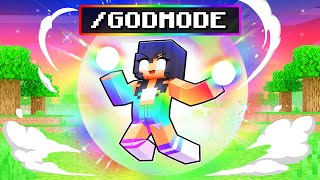 Aphmau has GODMODE in Minecraft [upl. by Zeugirdor377]