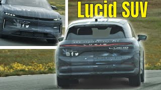 Lucid Upcoming Gravity Luxury Electric SUV Testing Begins [upl. by Seiber]