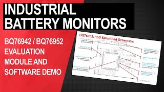 BQ76942  BQ76952 battery monitors Evaluation module and Battery Management Studio BQStudio [upl. by Anyahs652]