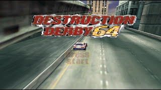 Nintendo 64 Longplay 035 Destruction Derby 64 [upl. by Annabela842]