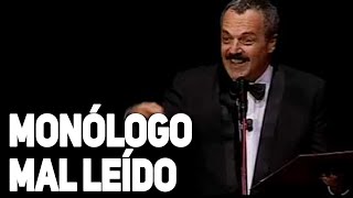 Les Luthiers Monólogo mal leído [upl. by Yenetruoc]