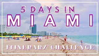 Exploring MIAMI  SOUTH FLORIDA in 5 DAYS  A Travel Itinerary Challenge Adventure [upl. by Normalie]