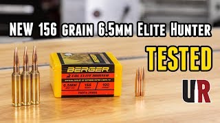 TESTED NEW Berger 156 grain 65mm Elite Hunter Bullets [upl. by Ahsimat691]