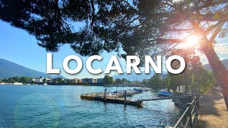 LOCARNO Switzerland  Lago Maggiore Ticino Lakeside Walk [upl. by Sterner]