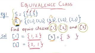 Equivalence Classes Class 12 CBSE Mathematics  Definition Properties Examples [upl. by Moises]