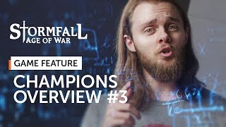 Stormfall Age of War  Champions Overview 3 [upl. by Neelav223]