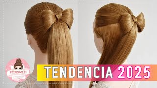 PEINADOS FACILES con TRENZAS LAZO para NIÑAS [upl. by Cesar27]