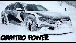 AUDI QUATTRO  Snow Performance [upl. by Efron]