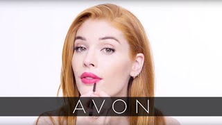 How to Apply Perfectly Matte Lipstick  Avon [upl. by Aoket]