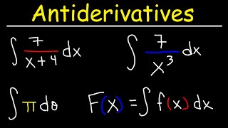 Antiderivatives [upl. by Hardan]