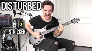 Disturbed  Stricken  GUITAR COVER 2019  Screen Tabs [upl. by Nomal50]