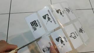 How to laminate paper [upl. by Nolla]