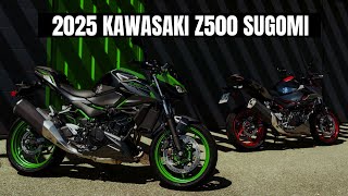 2025 KAWASAKI Z500 SUGOMI EDITION LAUNCHED [upl. by Yborian933]