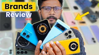 All Smartphone Brands Review in India  2023 Reality [upl. by Gnal400]