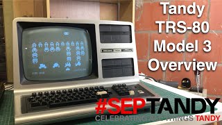 Tandy TRS 80 Model 3  SepTandy [upl. by Anelav]