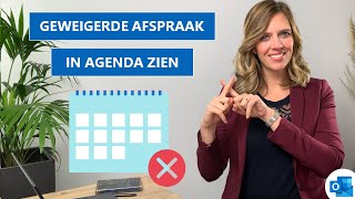 Geweigerde afspraken blijven zien in je Outlook Agenda [upl. by Presley]