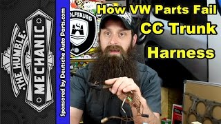 How The VW CC Trunk Harness Fails [upl. by Crispas]