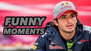 Funny F1 Moments Carlos Sainz Edition [upl. by Nosille]