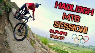 HADLEIGH MTB SESSION olympic track [upl. by Anilesor]