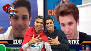 😮 CRISTIANO y EDU AGUIRRE ¿Cómo se hicieron AMIGOS  Sin Complejos  Chiringuito Inside [upl. by Siblee]