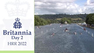 Tideway Scullers School v Hinksey Sculling School  Britannia  Henley 2022 Day 2 [upl. by Tallie]