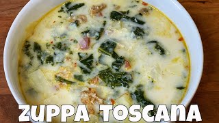 Zuppa Toscana Soup  Olive Garden Copycat Recipe [upl. by Allemac]