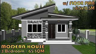 3 BEDROOM  MODERN HOUSE DESIGN IDEA  1 TampB  BUNGALOW HOUSE  SIMPLE HOUSE DESIGN [upl. by Ausoj]