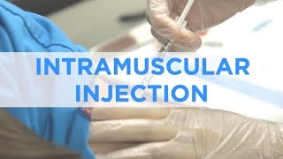 How To Perform an Intramuscular Injection [upl. by Nogam]