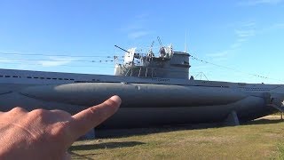 Inside a German WW2 Submarine  Touring U995 UBoot [upl. by Lovmilla]