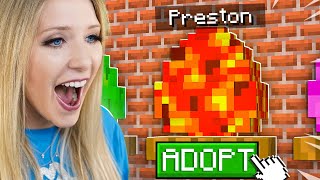 So I Adopted PrestonPlayz in Minecraft [upl. by Attej]