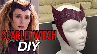 EASY Scarlet Witch Headpiece  WandaVision How To DIY [upl. by Os344]