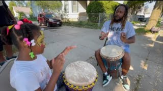 Back to school block party in Milwaukees Harambee neighborhood [upl. by Yerffe]