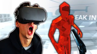 I ENTERED THE MATRIX SUPERHOT VR [upl. by Inafit]