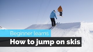 How to Jump on Skis  a Beginner Skiers Progression [upl. by Derron]