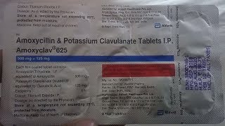 Amoxycillin and potassium clavulanate tablets ip 625 in hindiamoxyclav 625 tablet uses in hindi [upl. by Ehcar]