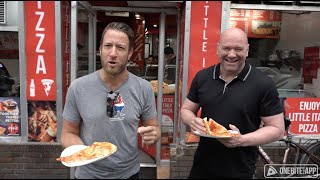 Barstool Pizza Review  Little Italy Pizzeria With Special Guest Dana White [upl. by Denny602]