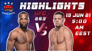 Leon Edwards vs Nate Diaz  UFC 263  Highlights [upl. by Fleurette]