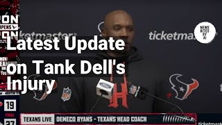 Texans Tank Dell Injury Update from Coach Ryans [upl. by Anivol]