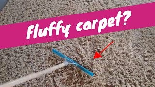 How to Fluff Carpet  Rendalls Cleaning [upl. by Dry]