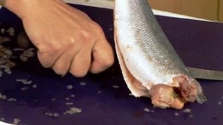 How to prepare a whole fish  GoodFoodcom  BBC Food [upl. by Candide913]