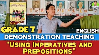 Grade 7 Demonstration Teaching English Pseudo Demonstration Teaching 11 [upl. by Semajwerdna]