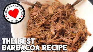 Crockpot Barbacoa Recipe  Potluck Recipes  Cooking Up Love [upl. by Sergias880]