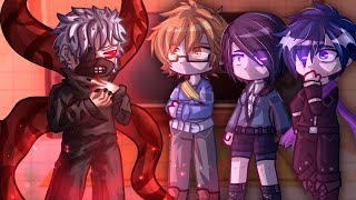 Tokyo Ghoul React To Ken Kaneki  Gacha React [upl. by Neona631]