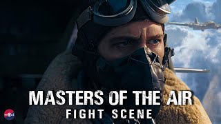 Masters Of The Air Fight Scene 2024 Austin Butler Barry Keoghan [upl. by Eidnam876]