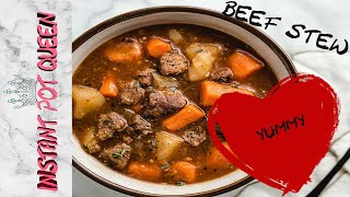 EASY INSTANT POT BEEF STEW [upl. by Thurman]