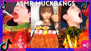 The Best ASMR Muckbangs TikTok Compilation with eating sounds [upl. by Nrobyalc]