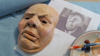 Paper Mache Halloween Portrait Mask [upl. by Kurt]