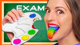 CANDY IN CLASS  DIY Edible School Supplies To Prank Your Friends [upl. by Pascoe]