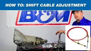 How to Adjust a BampM Automatic Shifter Cable [upl. by Brookhouse]